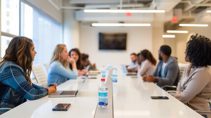 group of office worker meeting in meeting room