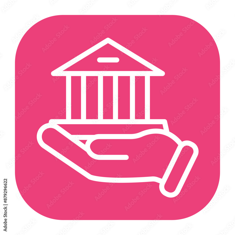 Aufkleber patrimony icon vector image. can be used for inheritance.