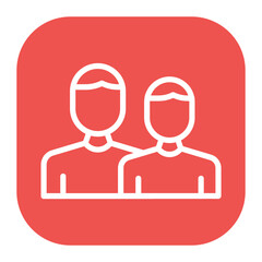 Sidekicks icon vector image. Can be used for Social Relationship.