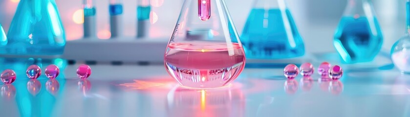 Advanced bioengineering lab, holographic data analysis, high-quality research, futuristic medical technology