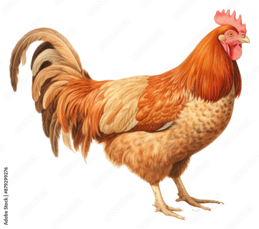 Poster PNG Chicken fried chicken poultry animal.