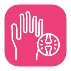 Rheumatoid Factor icon vector image. Can be used for Medical Tests.