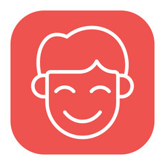 Content icon vector image. Can be used for Human Emotions.