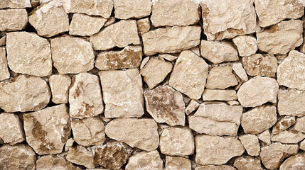 Stone wall. Flat stacked stone. Background and Texture for text or image. Natural rock stone texture