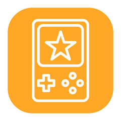 Retro Gamer icon vector image. Can be used for Urban Tribes.