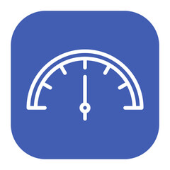 Speed icon vector image. Can be used for 3d Printing.