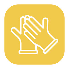 Surgical Gloves icon vector image. Can be used for Plastic and Cosmetic Surgery.