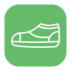 Running Shoes icon vector image. Can be used for Marathon.