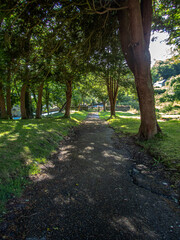 Fototapeta premium Small Cornish path with Gate.