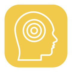 TMJ Pain icon vector image. Can be used for Body Ache.