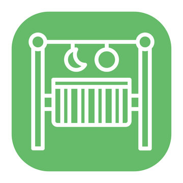 recommend clip art: Playpen icon vector image. Can be used for Raising Children.