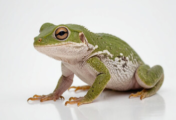 Fototapeta premium Lizard, isolated on a white background in commercial photography