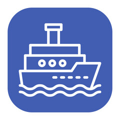 Royal Vessel icon vector image. Can be used for Empire.