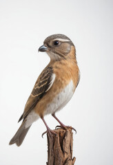 Fototapeta premium Birds, isolated on a white background in commercial photography