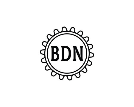 BDN logo design vector template. BDN logo design.