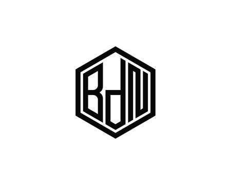 BDN logo design vector template. BDN logo design.