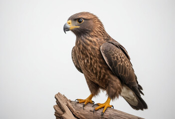 Fototapeta premium Eagle, isolated on a white background in commercial photography