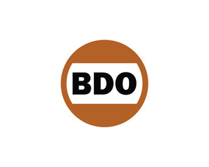 BDO logo design vector template. BDO logo design.
