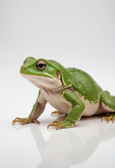 Reptiles, isolated on a white background in commercial photography