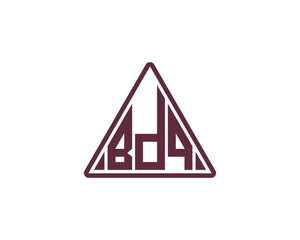 BDQ logo design vector template. BDQ logo design.