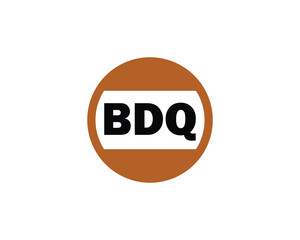 BDQ logo design vector template. BDQ logo design.