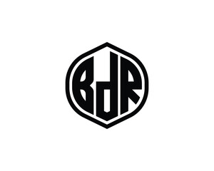 BDR logo design vector template. BDR logo design.