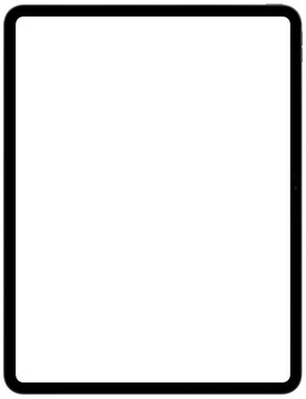 iPad Pro 13 - M4 - Space Gray - Portrait, New ipad pro by Apple Inc. Screen tablet transparent PNG