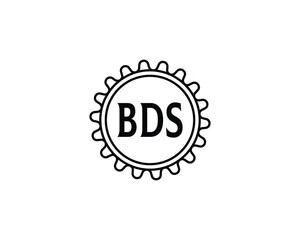 BDS logo design vector template. BDS logo design.