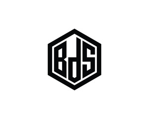 BDS logo design vector template. BDS logo design.