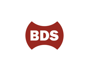 BDS logo design vector template. BDS logo design.