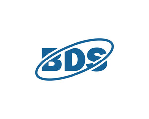 BDS logo design vector template. BDS logo design.