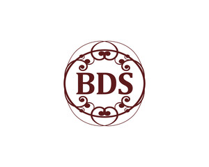 BDS logo design vector template. BDS logo design.