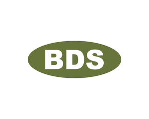 BDS logo design vector template. BDS logo design.