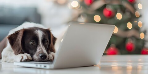 Online Shopping for Dogs Black Friday Cyber Monday Deals at Pet Store. Concept Pet Toys, Pet Accessories, Dog Beds, Cat Treats, Small Animal Supplies