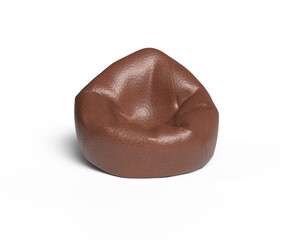 Bean bag chair isolated on transparent background