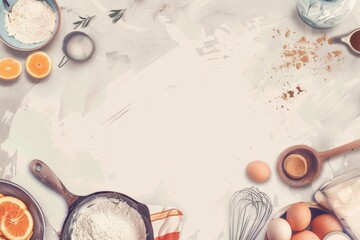 Delicious recipes in a modern kitchen, showcasing culinary skills and fresh ingredients