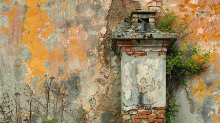 weathered chimney