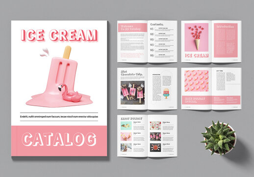 Ice Cream Catalog Template