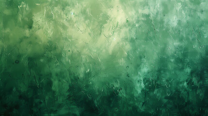 Obraz premium Abstract green textured background with varying shades and brushstrokes.