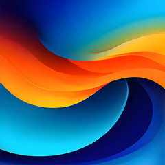 abstract background with waves