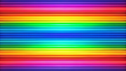 Vibrant striped rainbow line abstract background evoking nostalgia and retro futurism reminiscent of millennium bug era digital aesthetics.