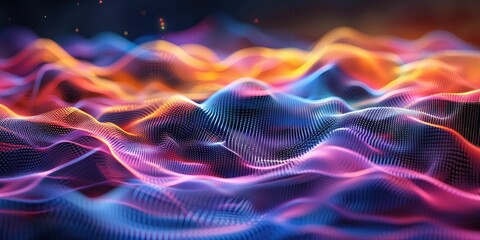 Fototapeta premium Abstract Colorful Wave Background