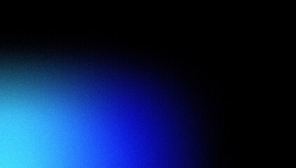 Blue noise grainy gradient background, noisy texture, banner design
