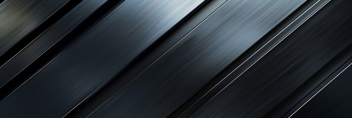 Obraz premium Abstract Black and Grey Diagonal Stripes