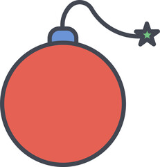 Obraz premium Bomb Vector Icon