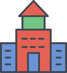 Residential Vector Icon