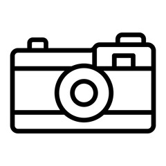 Camera Vector Line Icon