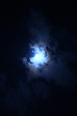 満月　月のある景色