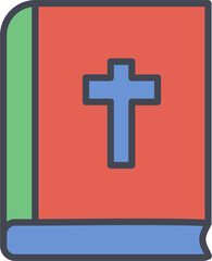 Obraz premium Religious Book Vector Icon