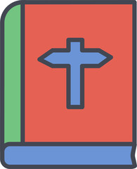 Obraz premium Directions Book Vector Icon